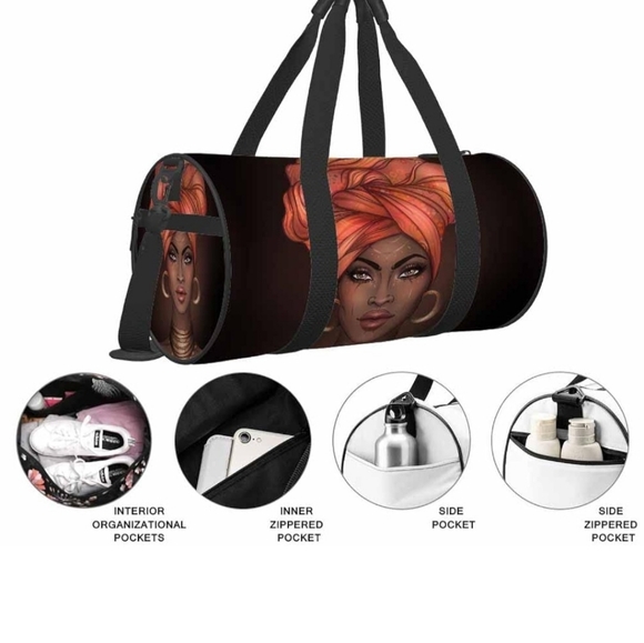 Beautiful African Print Multi-Use Duffle Bag - Picture 2 of 6